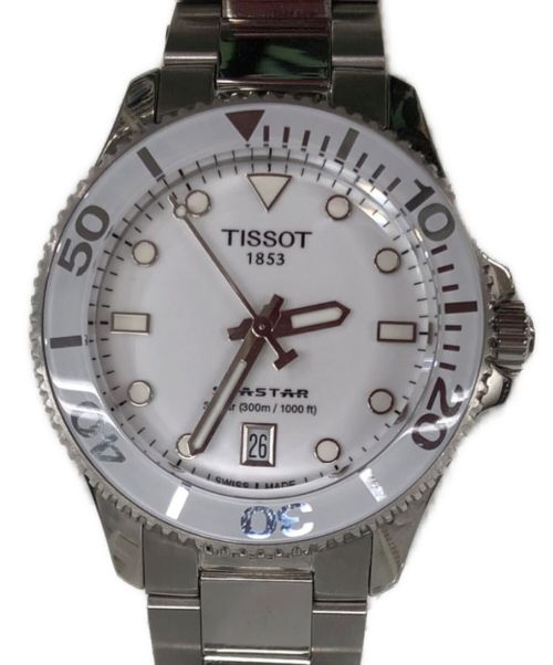 TISSOT（ティソ）TISSOT (ティソ) 腕時計 ホワイトの古着・服飾アイテム