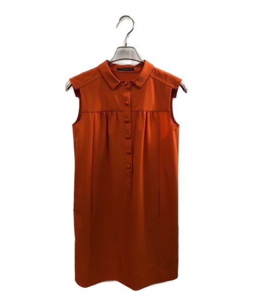 FOXEY NEWYORK（フォクシーニューヨーク）FOXEY NEWYORK (フォクシーニューヨーク) ワンピース オレンジ サイズ:SIZE 40の古着・服飾アイテム