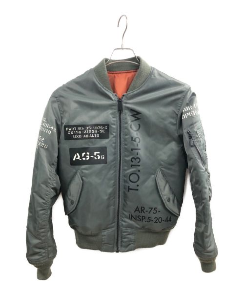 AVIREX（アヴィレックス）AVIREX (アヴィレックス) MA-1ジャケット オリーブ サイズ:Mの古着・服飾アイテム