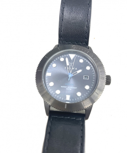TRIWA（トリワ）TRIWA (トリワ) 腕時計 グレー HVALEN HVST101 クォーツ 動作確認済み レザーの古着・服飾アイテム
