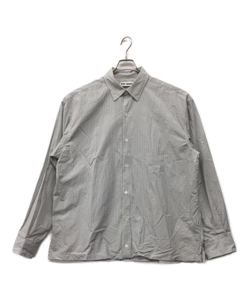TTT MSW（ティー）TTT MSW (ティーモダンストリートウェア) レギュラーカラーシャツ グレー サイズ:Lの古着・服飾アイテム