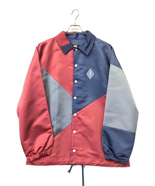 PIGALLE（ピガール）PIGALLE (ピガール) coretch jacket decoupe レッド×ブルー サイズ:Lの古着・服飾アイテム