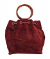 CHANEL (シャネル) 巾着スウェードハンドバッグ ワインレッド サイズ:-：148000円