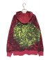 SUPREME (シュプリーム) Wiliam Burroughs (ウィリアム・バロウズ) Burroughs Hooded Sweatshirt バーガンディ×グリーン サイズ:XL：15800円