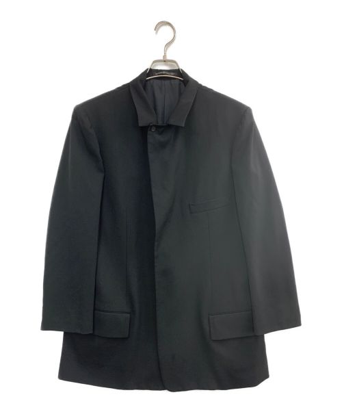 Y'S YOHJI YAMAMOTO（ワイズ ヨウジヤマモト）Y'S YOHJI YAMAMOTO (ワイズ ヨウジヤマモト) テーラードジャケット ブラック サイズ:4の古着・服飾アイテム