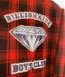 中古・古着 BILLIONAIRE BOYS CLUB (ビリオネアボーイズクラブ) シャツジャケット レッド×ブラック サイズ:XL：7800円