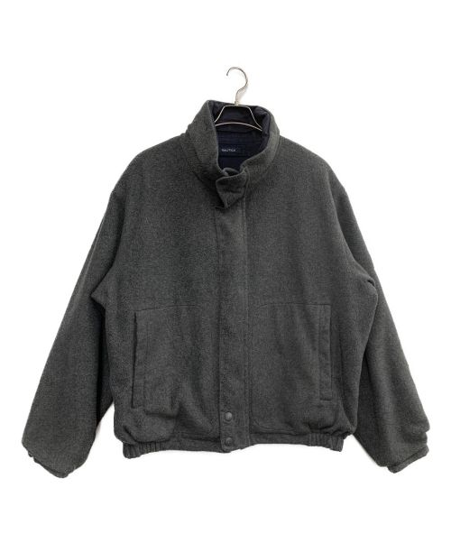 NAUTICA（ノーティカ）NAUTICA (ノーティカ) リバーシブルボアジャケット グレー サイズ:Lの古着・服飾アイテム