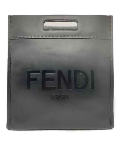 FENDI（フェンディ）FENDI (フェンディ) 2WAYトートバッグ ブラックの古着・服飾アイテム