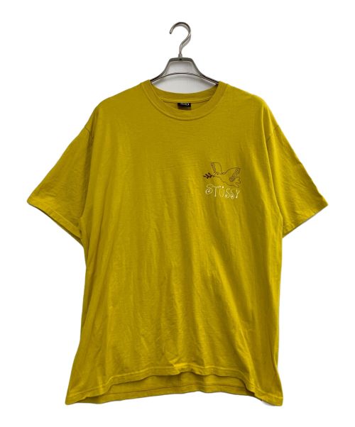 stussy（ステューシー）stussy (ステューシー) 半袖Tシャツ イエロー サイズ:XLの古着・服飾アイテム