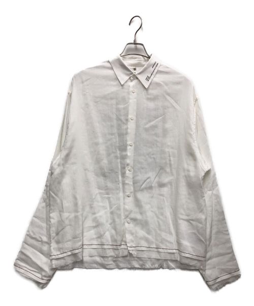 OAMC（オーエーエムシー）OAMC (オーエーエムシー) バックフォトシャツ ホワイト サイズ:Ｓの古着・服飾アイテム