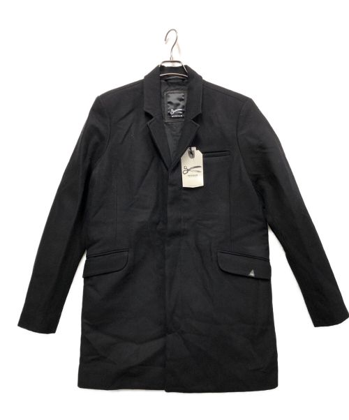 Denham（デンハム）Denham (デンハム) チェスターコート ブラック サイズ:L 未使用品の古着・服飾アイテム