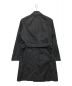 Junhashimoto (ジュンハシモト) ステンカラーコート ブラック サイズ:Ｍ：6000円