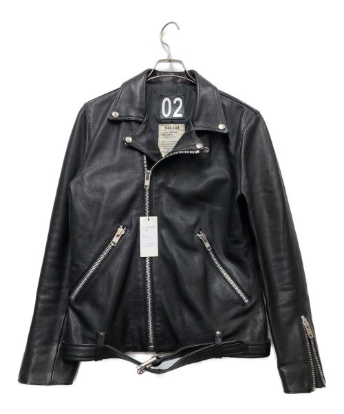 VaLLet（ヴァレット）VaLLet (ヴァレット) ダブルライダースジャケット ブラック サイズ:M 未使用品の古着・服飾アイテム