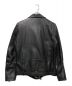 VaLLet (ヴァレット) ダブルライダースジャケット ブラック サイズ:M 未使用品：34800円