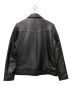 VaLLet (ヴァレット) シングルライダースジャケット ブラック サイズ:M 未使用品：29800円