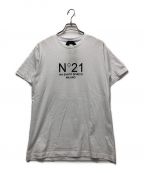 N21 numero ventunoN21 ヌメロヴェントゥーノ）の古着「プリントTシャツ」｜ホワイト×ブラック