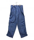 kolor/BEACONカラービーコン）の古着「パッカリングパンツ」｜ブルー