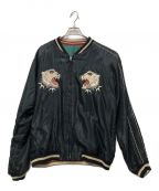 TAILOR TOYOテーラー東洋）の古着「Mid 1950s Style Acetate Souvenir Jacket “BLUE EAGLE” × “DRAGON”」｜グリーン
