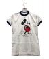 Disney（ディズニー）の古着「リンガーTシャツ」｜ホワイト