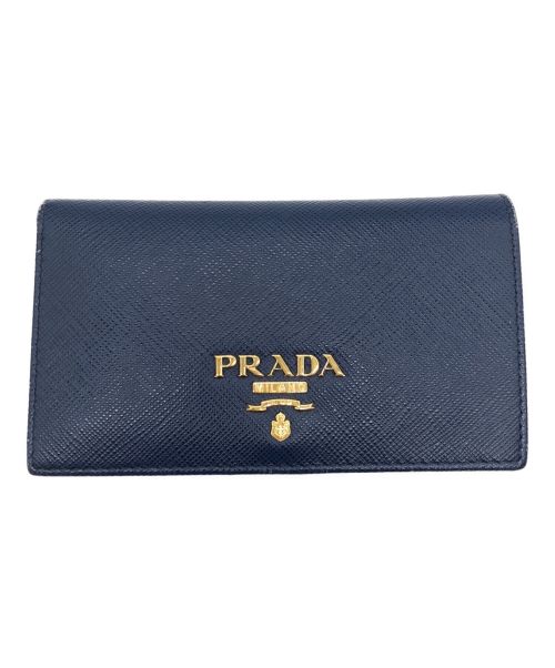 PRADA（プラダ）PRADA (プラダ) カードケース ブルー サイズ:不明の古着・服飾アイテム