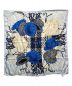 Christian Dior (クリスチャン ディオール) シルクスカーフ ブルー×ベージュ サイズ:不明：6000円