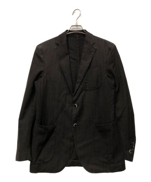 LARDINI（ラルディーニ）LARDINI (ラルディーニ) ERMENEGILDO ZEGNA (エルメネジルド・ゼニア) テーラードジャケット ブラック サイズ:48の古着・服飾アイテム