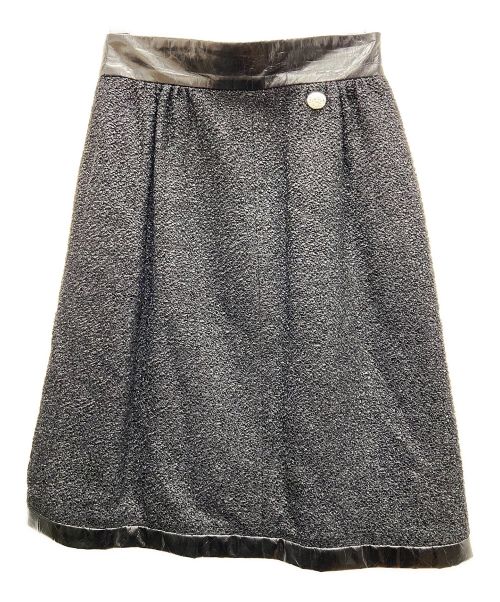 CHANEL（シャネル）CHANEL (シャネル) スカート ブラック サイズ:34の古着・服飾アイテム