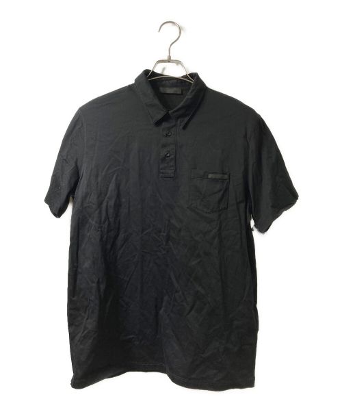 PRADA（プラダ）PRADA (プラダ) コットンシャツ ブラック サイズ:ＸＬの古着・服飾アイテム