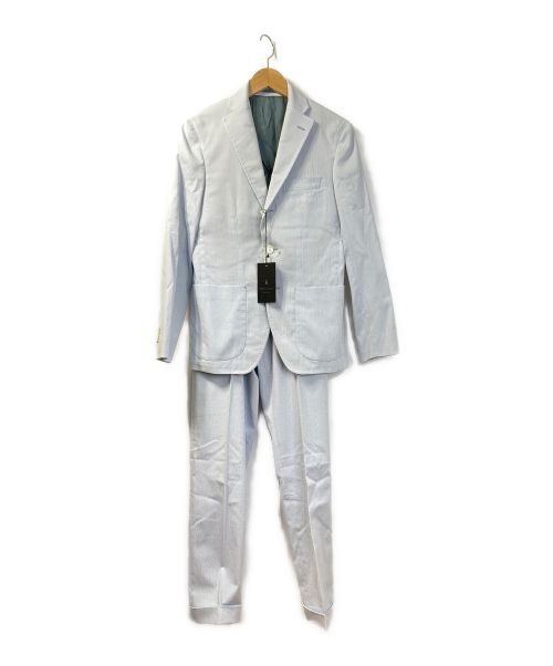 TETSUYA KANDA（テツヤカンダ）TETSUYA KANDA (テツヤカンダ) セットアップスーツ ブルー サイズ:44 未使用品の古着・服飾アイテム