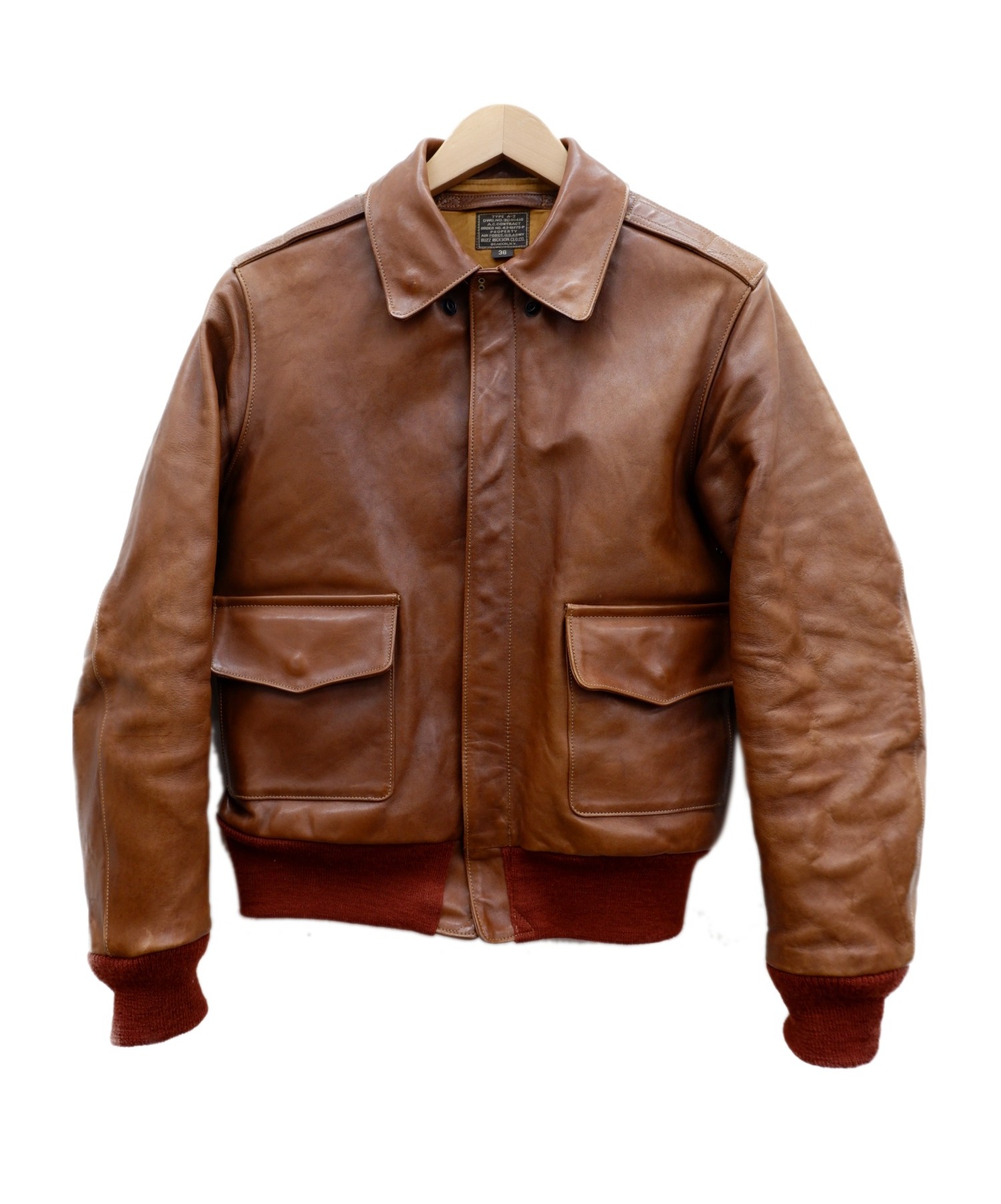 中古 古着通販 Buzz Ricksons バズリクソンズ A 2フライトジャケット ブラウン サイズ 36 ブランド 古着通販 トレファク公式 Trefac Fashion