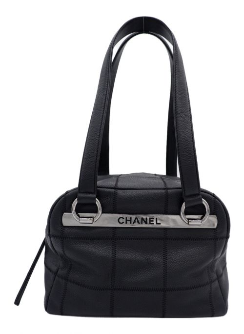 CHANEL（シャネル）CHANEL (シャネル) トートバッグ　チョコバー ブラックの古着・服飾アイテム