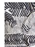 中古・古着 marimekko (マリメッコ) ロングシャツチュニック ブラック×ホワイト サイズ:S：9800円