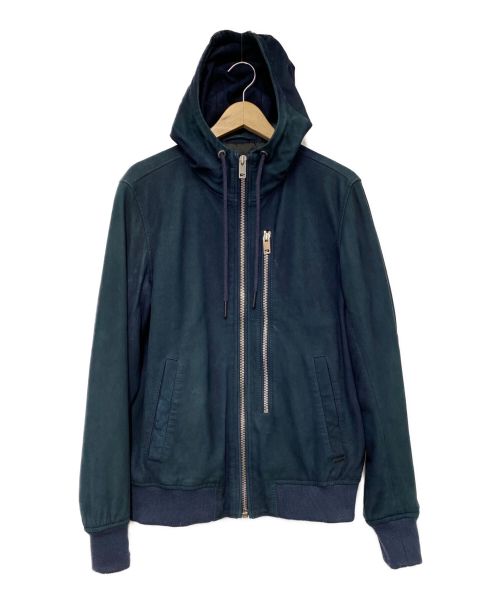 DIESEL（ディーゼル）DIESEL (ディーゼル) スウェードジャケット ネイビー サイズ:Ｍの古着・服飾アイテム