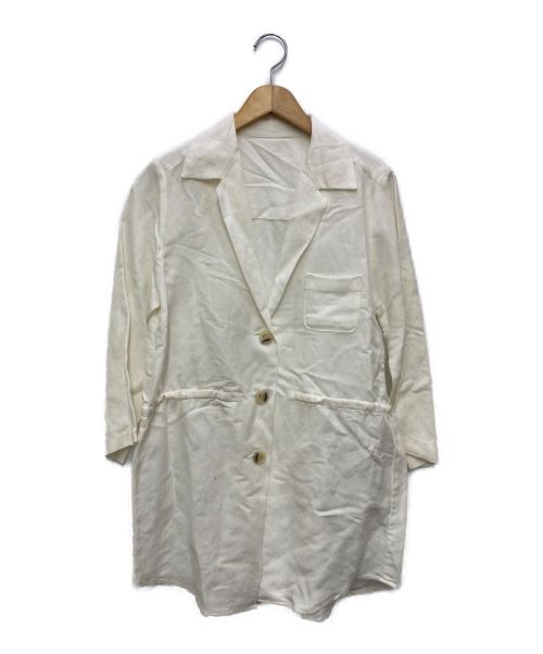 LOUNIE（ルーニー）LOUNIE (ルーニー) リネンジャケット ホワイト サイズ:SIZE36の古着・服飾アイテム