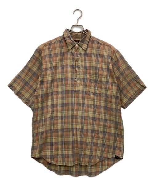 RRL（ダブルアールエル）RRL (ダブルアールエル) プルオーバーシャツ ブラウン サイズ:Lの古着・服飾アイテム