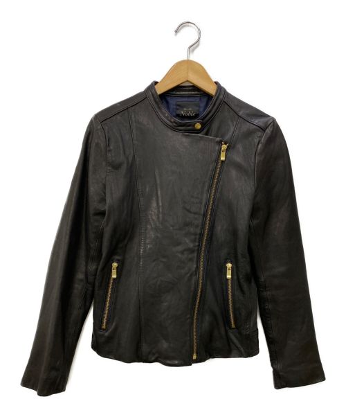 Noble（ノーブル）Noble (ノーブル) ラムレザージャケット ブラック サイズ:40の古着・服飾アイテム