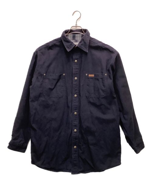 CarHartt（カーハート）CarHartt (カーハート) Canvas Shirt Jacket Flannel Lined ネイビー サイズ:Lの古着・服飾アイテム