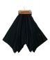 LOEWE (ロエベ) プリーツスカート ブラック×ブラウン サイズ:32：39800円