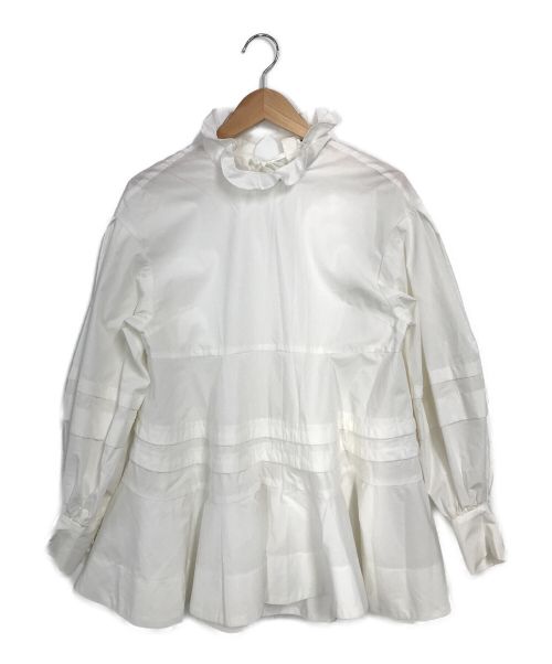 Snidel（スナイデル）Snidel (スナイデル) スタンドカラーチュニック ホワイト サイズ:ONE SIZEの古着・服飾アイテム