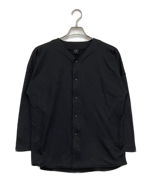 凌 SHINOGI（シノギ）凌 SHINOGI (シノギ) 長袖シャツ ブラック サイズ:Mの古着・服飾アイテム