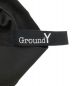 中古・古着 GROUND Y (グラウンドワイ) スタンドドレスコート ブラック サイズ:3：39800円