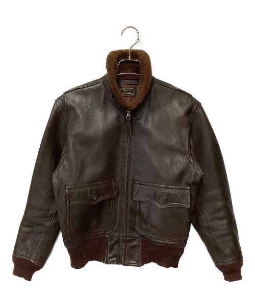 Eastman Leather Clothing（イーストマン レザー クロージング）Eastman Leather Clothing (イーストマン レザー クロージング) G-1フライトジャケット ブラウン サイズ:36の古着・服飾アイテム