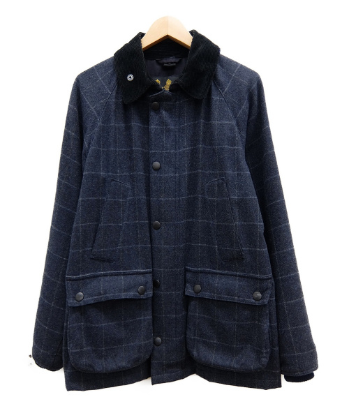 中古 古着通販 Barbour バブアー オイルドウールコート グレー サイズ 36 チェック ブランド 古着通販 トレファク公式 Trefac Fashion