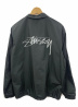 stussy (ステューシー) ロゴコーチジャケット ブラック サイズ:M：9800円
