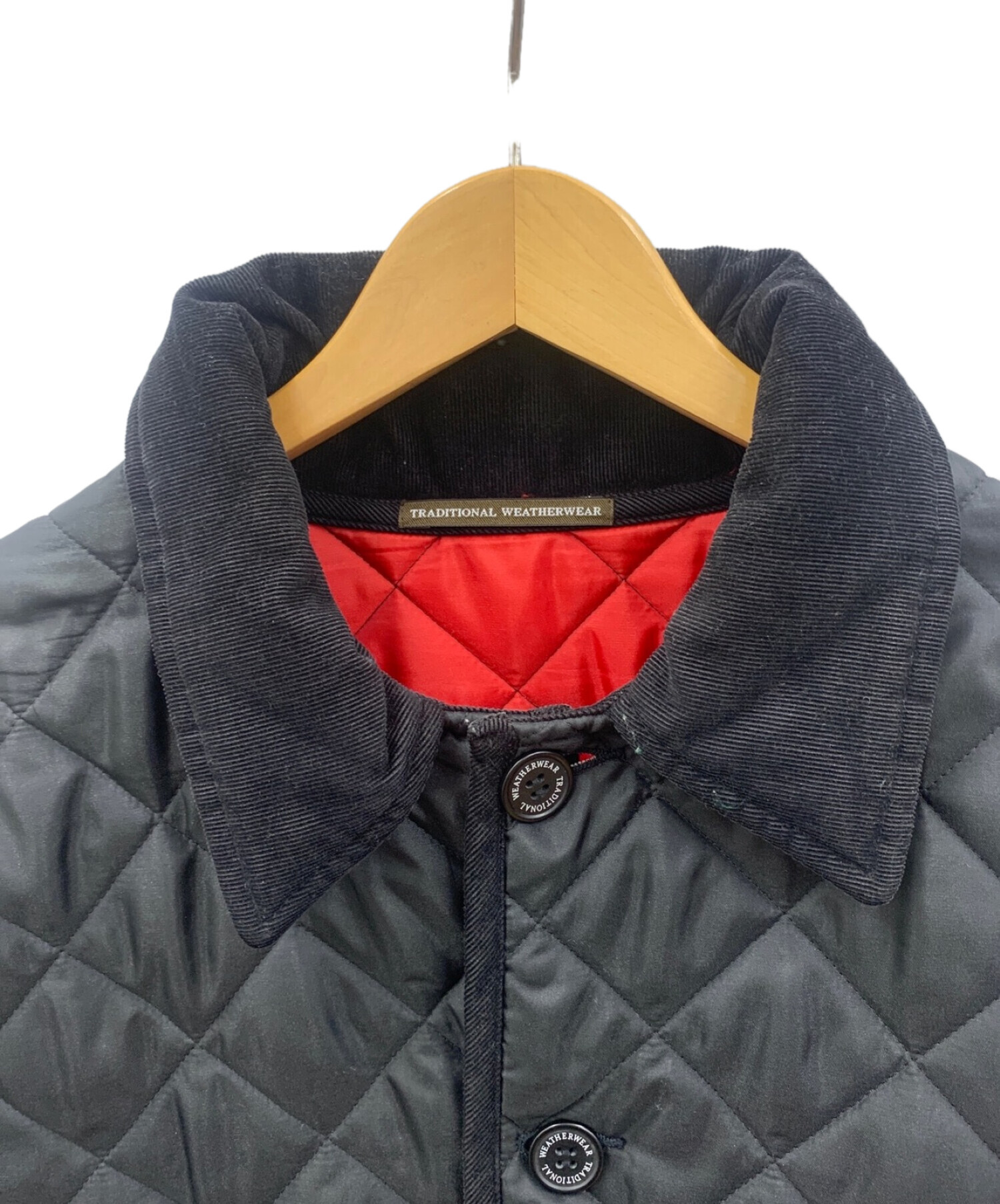 Traditional Weatherwear (トラディショナルウェザーウェア) キルティングジャケット ブラック サイズ:M