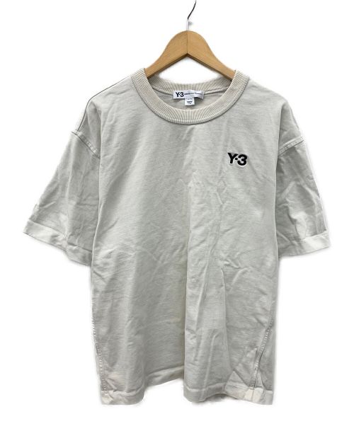 Y-3（ワイスリー）Y-3 (ワイスリー) ヘビーコンパクトジャージーショートスリーブTシャツ ベージュ サイズ:XLの古着・服飾アイテム