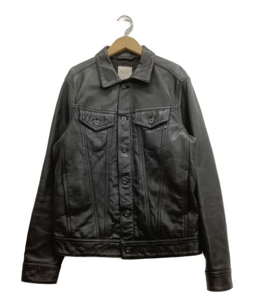 REPLAY（リプレイ）REPLAY (リプレイ) ラムレザージャケット ブラック サイズ:Mの古着・服飾アイテム