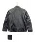 BRU NA BOINNE (ブルーナボイン) レザーライダースジャケット ブラック サイズ:XXS 未使用品：26800円