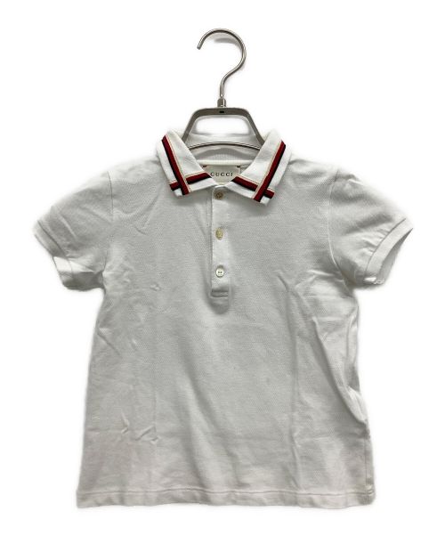 GUCCI（グッチ）GUCCI (グッチ) ポロシャツ ホワイト サイズ:36mの古着・服飾アイテム
