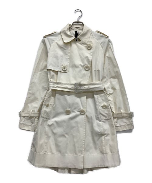 MONCLER（モンクレール）MONCLER (モンクレール) トレンチコート ホワイト サイズ:00 未使用品の古着・服飾アイテム